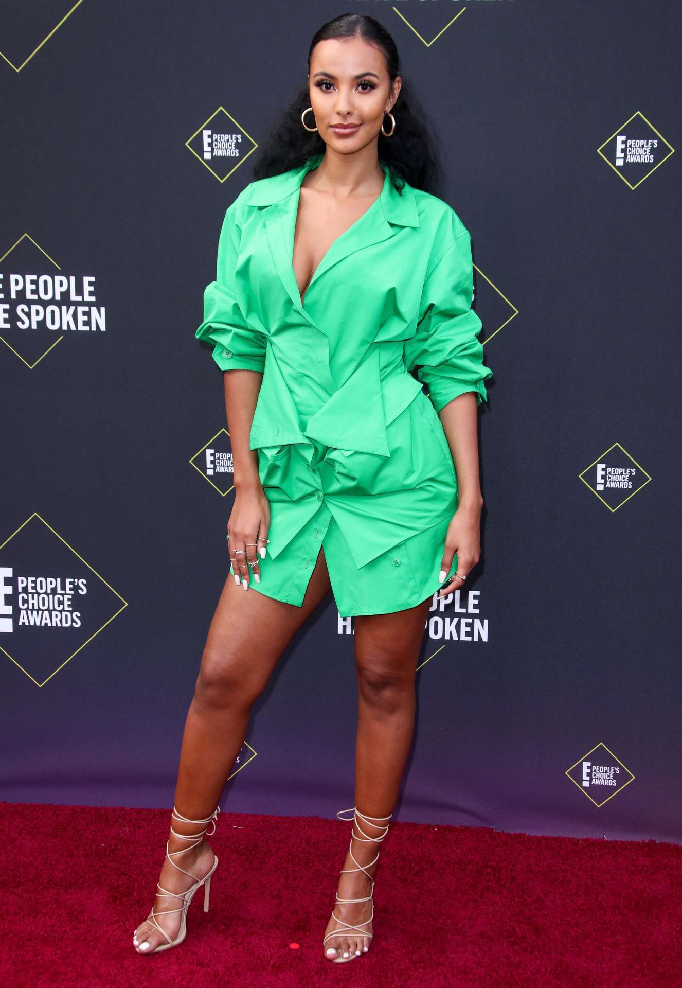 Maya Jama at 45th E! People's Choice Awards in Santa Monica