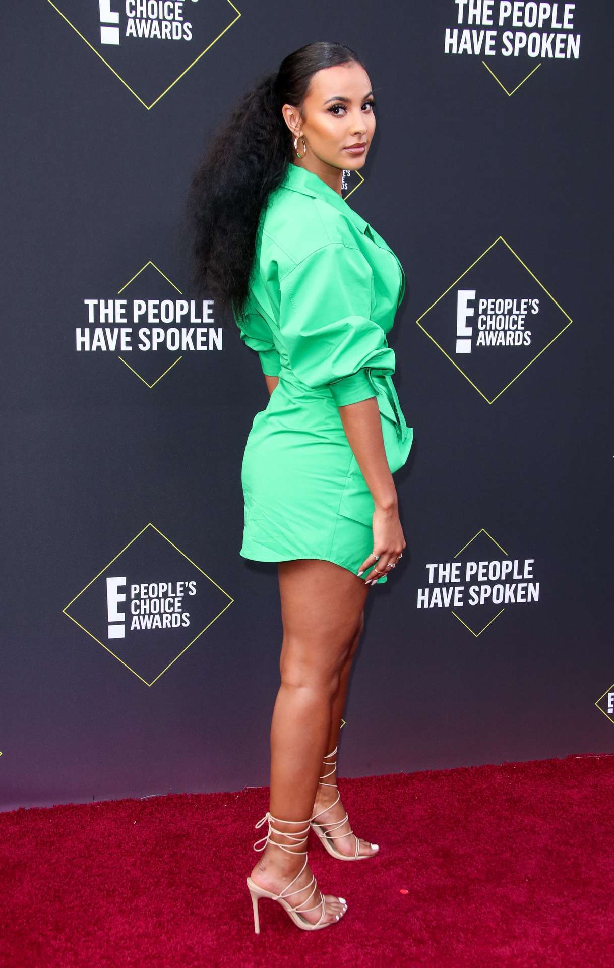Maya Jama at 45th E! People's Choice Awards in Santa Monica