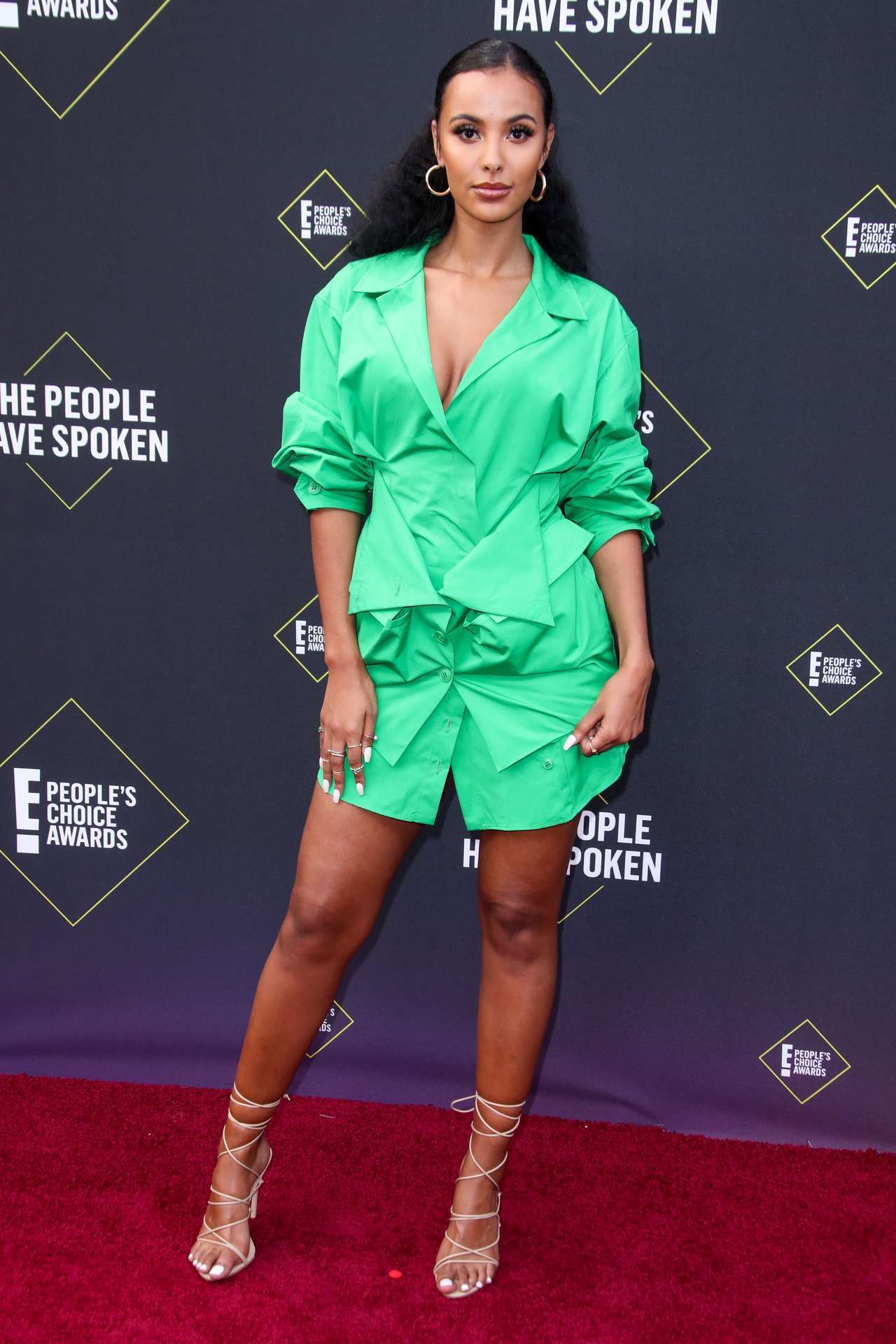 Maya Jama at 45th E! People's Choice Awards in Santa Monica