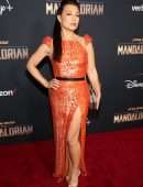 Ming-Na Wen at Disney's "The Mandalorian" Premiere in Los Angeles