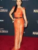 Ming-Na Wen at Disney's "The Mandalorian" Premiere in Los Angeles