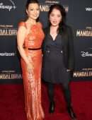 Ming-Na Wen at Disney's "The Mandalorian" Premiere in Los Angeles