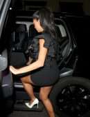Nicole Scherzinger Leggy Outside Isabel in London