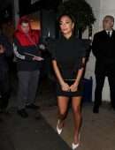 Nicole Scherzinger Leggy Outside Isabel in London