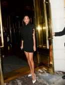 Nicole Scherzinger Leggy Outside Isabel in London