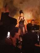 Nicole Scherzinger Onstage at Django in New York