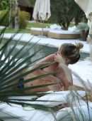 Sara Jean Underwood in Bikini at a Pool
