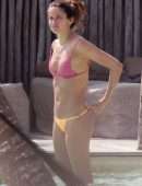 Sara Sampaio Afternoon Tanning Session at the Pool in Tulum, Mexico