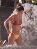 Sara Sampaio Afternoon Tanning Session at the Pool in Tulum, Mexico