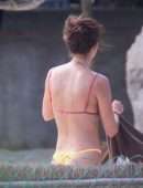 Sara Sampaio Afternoon Tanning Session at the Pool in Tulum, Mexico