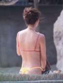 Sara Sampaio Afternoon Tanning Session at the Pool in Tulum, Mexico