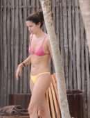Sara Sampaio Afternoon Tanning Session at the Pool in Tulum, Mexico