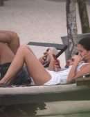 Sara Sampaio Afternoon Tanning Session at the Pool in Tulum, Mexico
