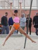 Shanina Shaik for Bikini Photoshoot in Venice Beach
