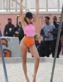 Shanina Shaik for Bikini Photoshoot in Venice Beach