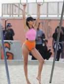 Shanina Shaik for Bikini Photoshoot in Venice Beach