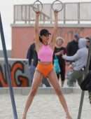 Shanina Shaik for Bikini Photoshoot in Venice Beach