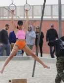 Shanina Shaik for Bikini Photoshoot in Venice Beach