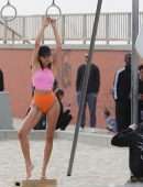 Shanina Shaik for Bikini Photoshoot in Venice Beach