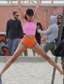 Shanina Shaik for Bikini Photoshoot in Venice Beach