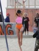 Shanina Shaik for Bikini Photoshoot in Venice Beach