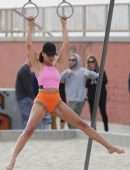 Shanina Shaik for Bikini Photoshoot in Venice Beach