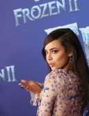 Sofia Carson at the Premiere of Frozen 2 in Hollywood