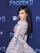 Sofia Carson at the Premiere of Frozen 2 in Hollywood