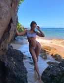 Sofia Jamora Thong BIkini Photoshoot