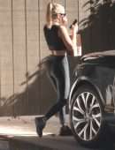 Sofia Richie at a Friend's House in West Hollywood