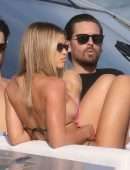 Sofia Richie Cleavage in Bikini on a Yacht in Miami