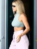 Sofia Richie Cleavage in Bikini on a Yacht in Miami