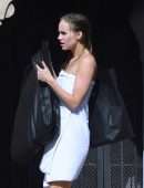 Suki Waterhouse in a Towel for Photoshoot in LA