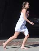 Suki Waterhouse in a Towel for Photoshoot in LA