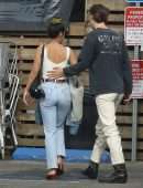 Vanessa Hudgens Booty in Jeans, Out for Lunch in Los Angeles