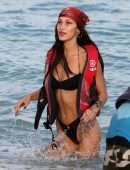 Kendall Jenner and Bella Hadid Booty in Bikini on the Beach in Miami