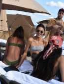 Kendall Jenner and Bella Hadid Booty in Bikini on the Beach in Miami