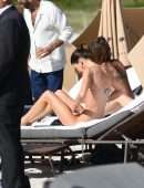 Kendall Jenner and Bella Hadid Booty in Bikini on the Beach in Miami