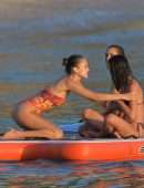 Bella Hadid Booty in Bikini on the Beach in St Barts