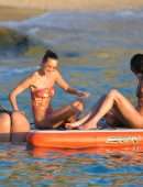 Bella Hadid Booty in Bikini on the Beach in St Barts
