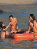 Bella Hadid Booty in Bikini on the Beach in St Barts