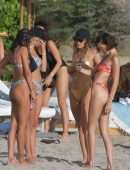 Bella Hadid Booty in Bikini on the Beach in St Barts