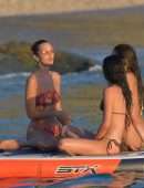 Bella Hadid Booty in Bikini on the Beach in St Barts