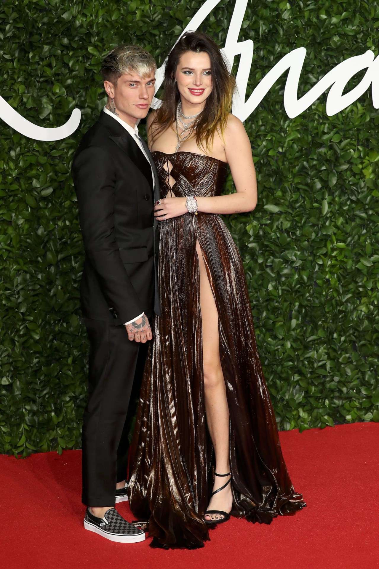 Bella Thorne Leggy at Fashion Awards 2019 in London