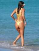 Chantel Jeffries Booty in Thong Bikini in Miami Beach