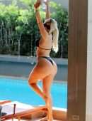 Chloe Ferry Booty in Bikini on Holiday in Thailand