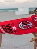 Claudia Romani and Jess Picado for Photoshoot to Celebrate AC Milan in Miami