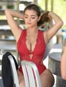 Demi Rose Mawby for Photoshoot at Baba Beach Club Phuket in Thailand