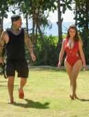 Demi Rose Mawby for Photoshoot at Baba Beach Club Phuket in Thailand