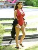 Demi Rose Mawby for Photoshoot at Baba Beach Club Phuket in Thailand